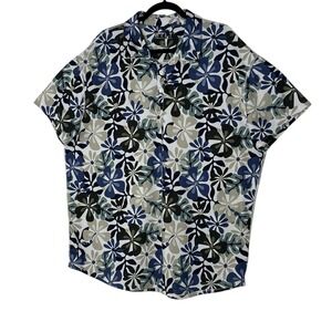 Bylt Polo Shirt Mens 2XL Floral Golf Short Sleeve Performance Stretch